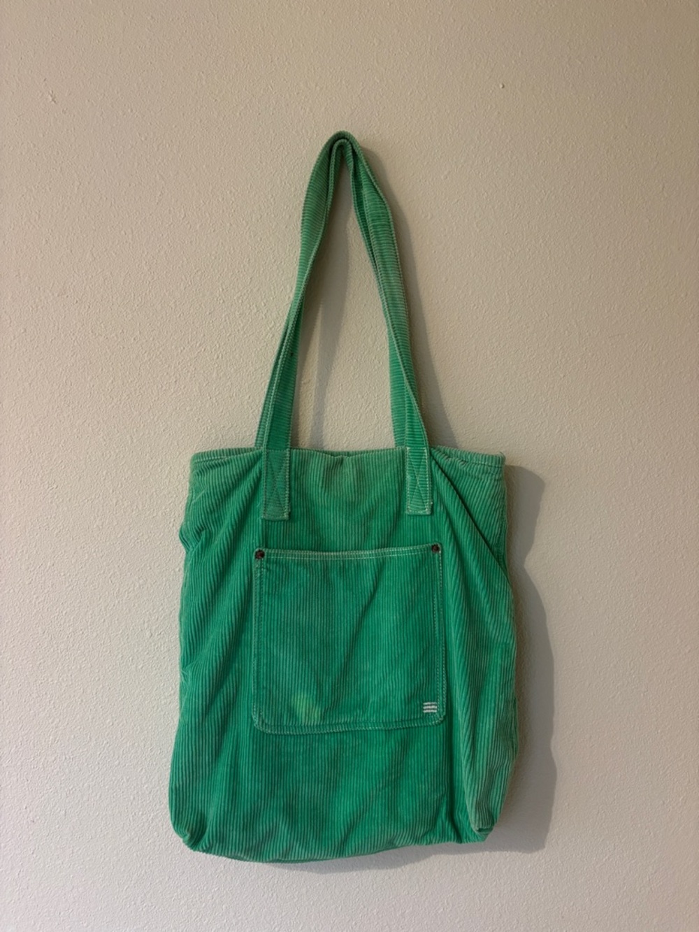Urban Outfitters Green Corduroy Tote Bag – Women's Everyday Shoulder Bag